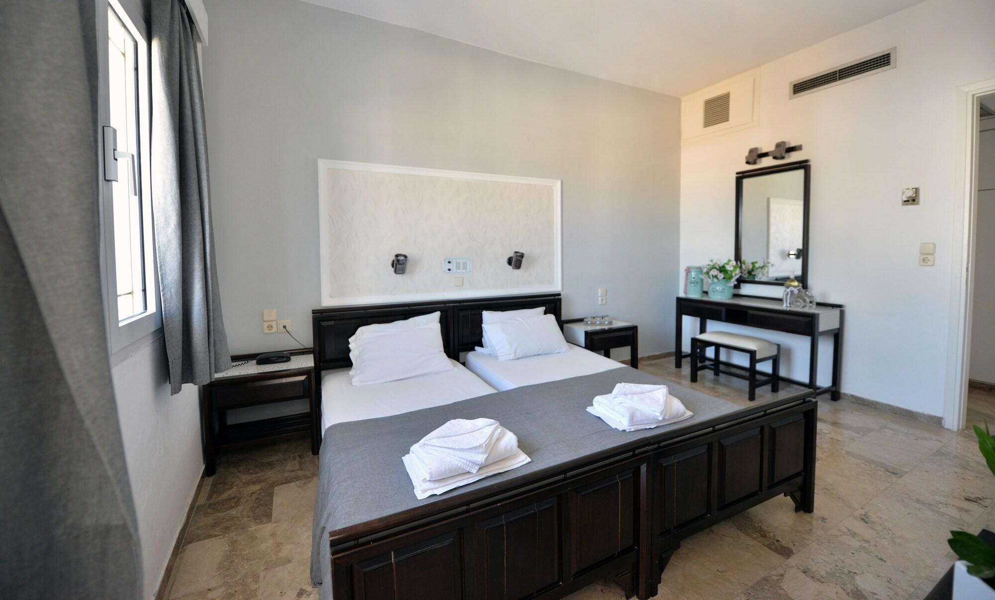 Hotel Anna Apartments Kokkini Hani Bagian luar foto