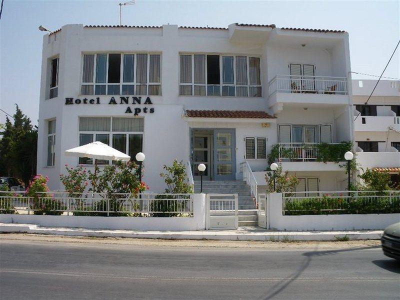 Hotel Anna Apartments Kokkini Hani Bagian luar foto