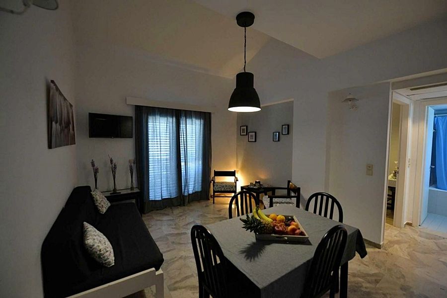 Hotel Anna Apartments Kokkini Hani Bagian luar foto